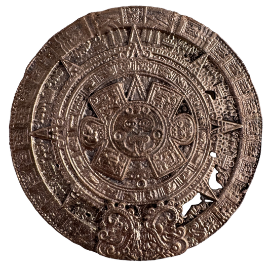 Mayan Copper Medallion - GSH