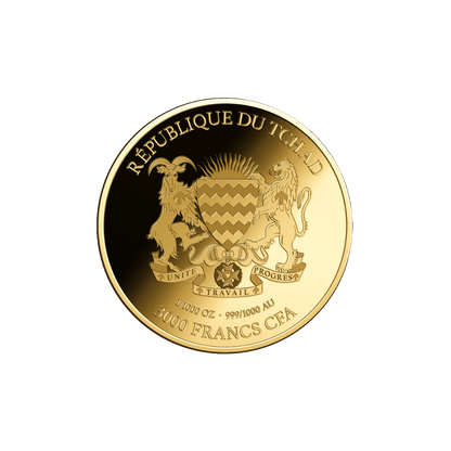 Valentines Day Coin Card - Gold Gift