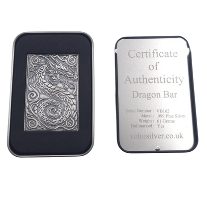 Volui Silver - Dragon 61g Silver Bar