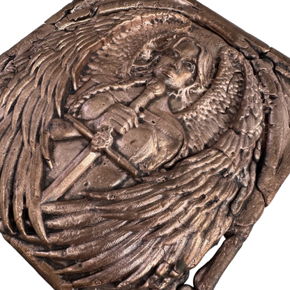 Winged Angel Copper Slab - GSH