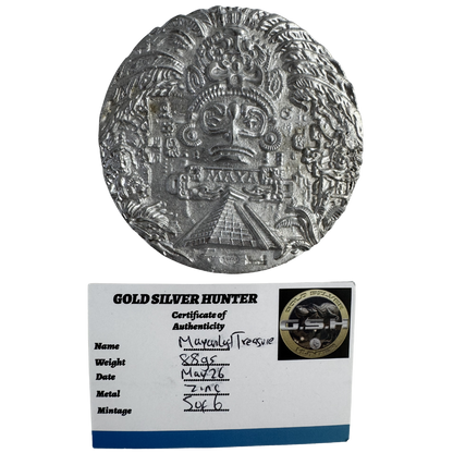 Mayan Zinc Medallion 5/6 - GSH