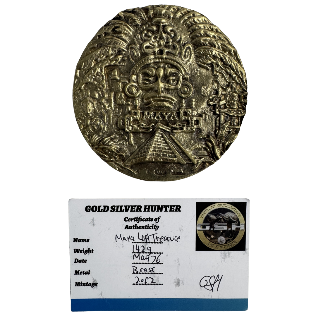 Mayan Brass Medallion 2/2 - GSH
