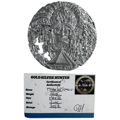 Mayan Zinc Medallion 6/6 - GSH