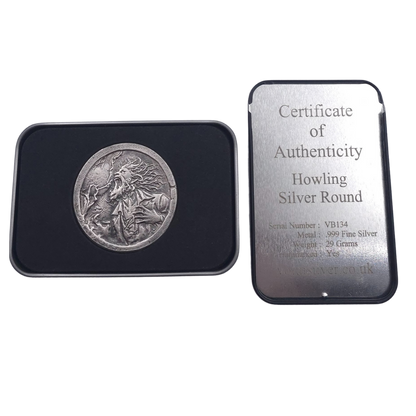 Volui Silver - Horror Howling 29g Silver Round