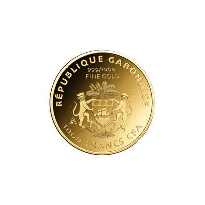 Universe Neutron Star Coin Card - Gold Gift