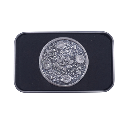 Lord Ganesh - Hand Poured Silver Round