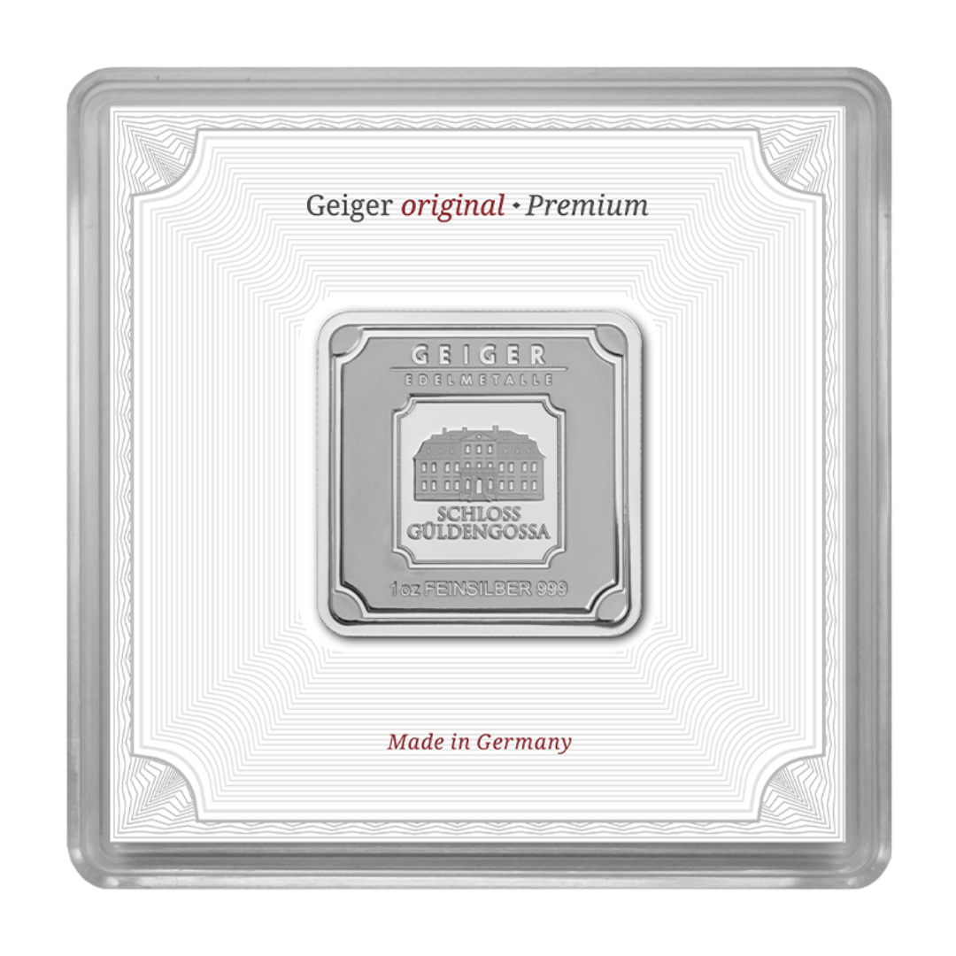 Geiger Edelmetalle 1oz Silver Bar