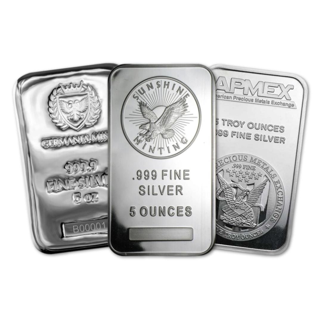 5oz Silver Bar (Best Value) - Vat Included