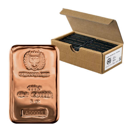 Germania Mint - 5oz Copper Bar