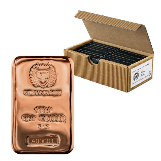 Germania Mint - 5oz Copper Bar