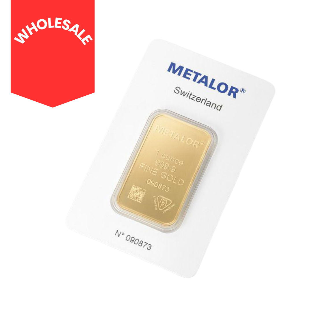 Metalor 1oz Gold Bar (Stores)