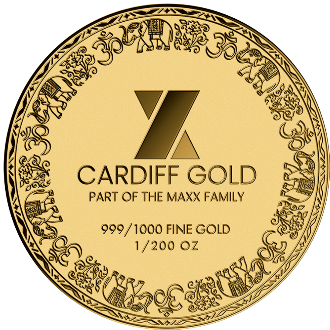 Lakshmi and Ganesh Gold Coin