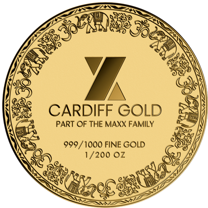 Lakshmi and Ganesh Gold Coin