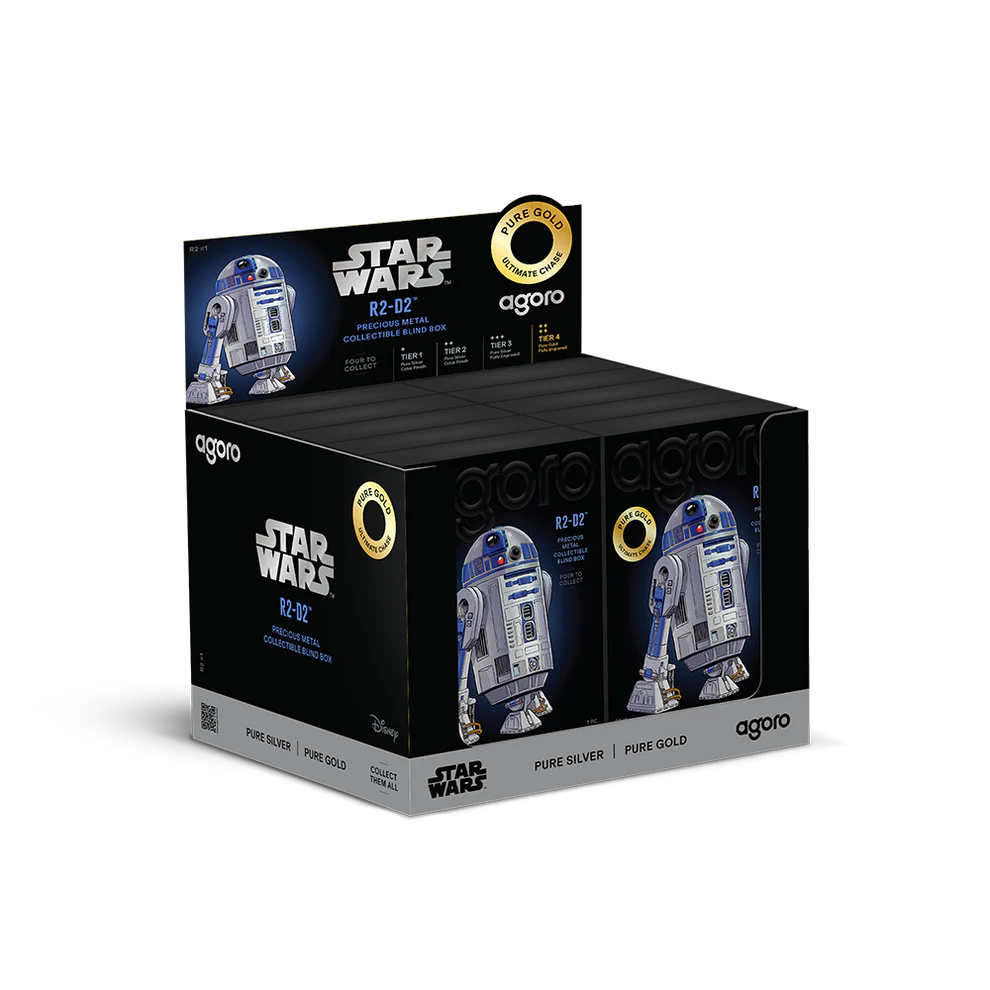 Star Wars R2-D2 Blind Box 5gm Silver Foild w/Gold chase