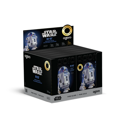 Star Wars R2-D2 Blind Box 5gm Silver Foild w/Gold chase