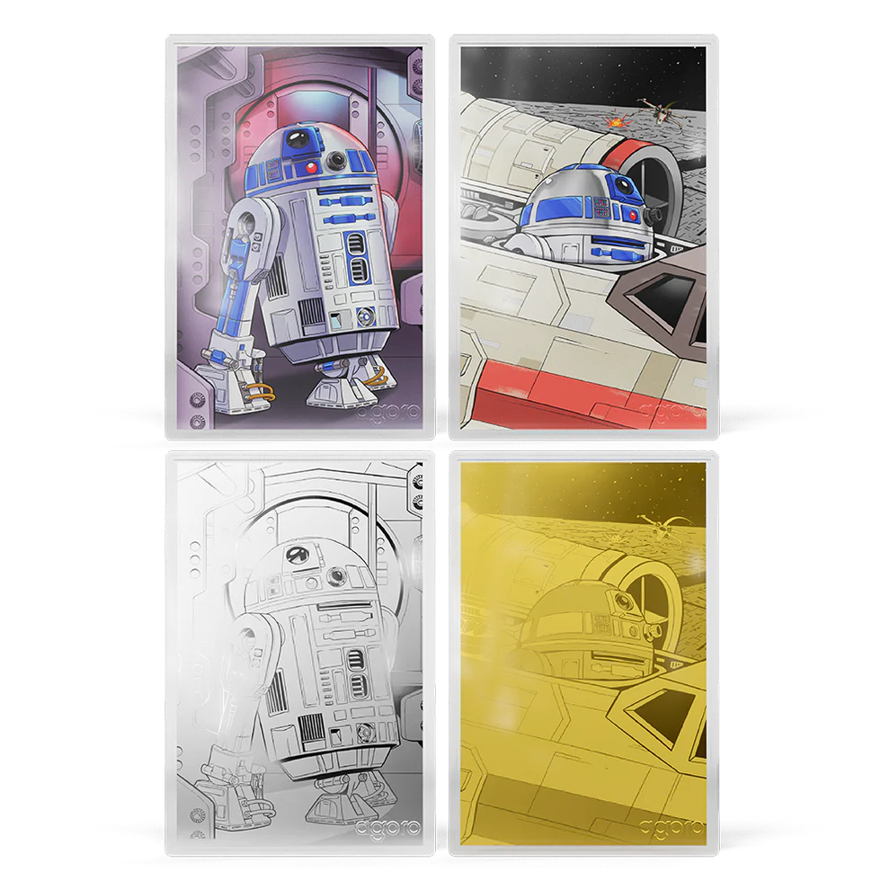 Star Wars R2-D2 Blind Box 5gm Silver Foild w/Gold chase