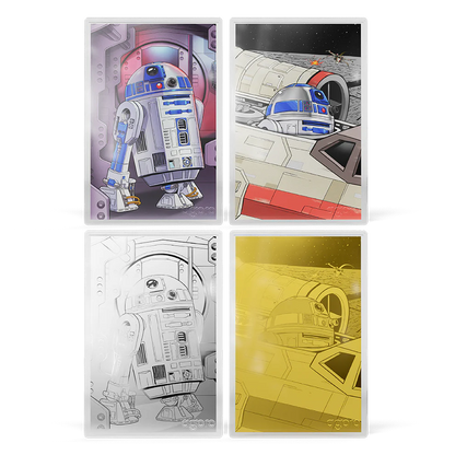 Star Wars R2-D2 Blind Box 5gm Silver Foild w/Gold chase