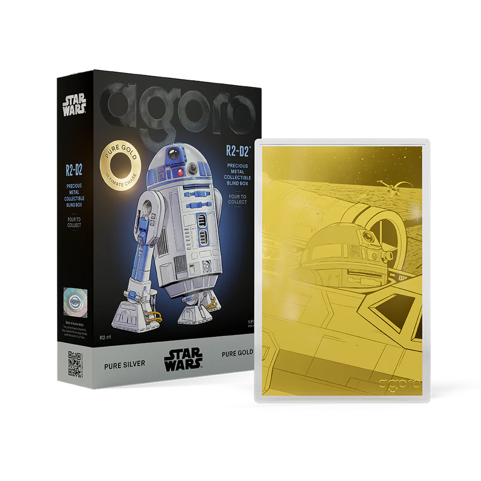 Star Wars R2-D2 Blind Box 5gm Silver Foild w/Gold chase
