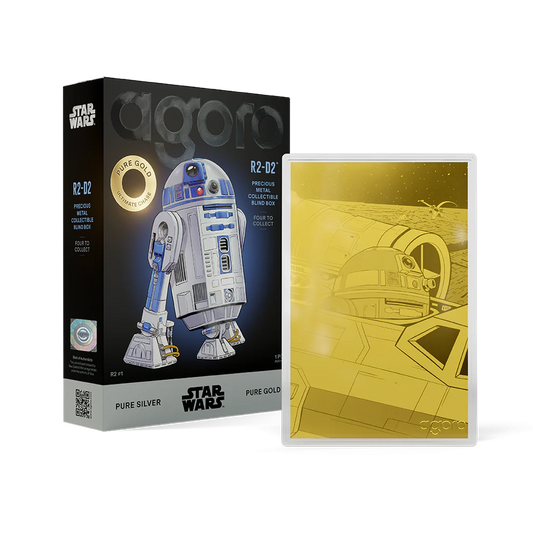 Star Wars R2-D2 Blind Box 5gm Silver Foild w/Gold chase