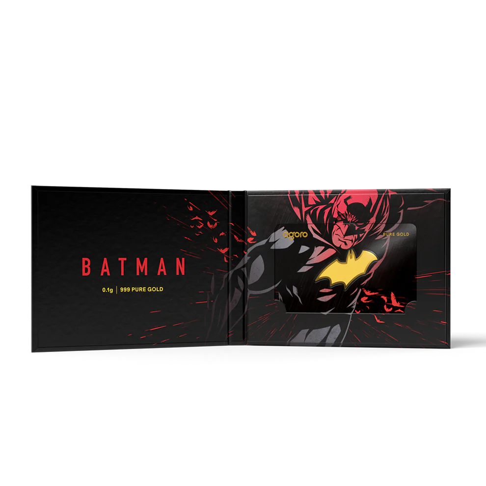 Batman's Emblem 0.1g Gold Coin