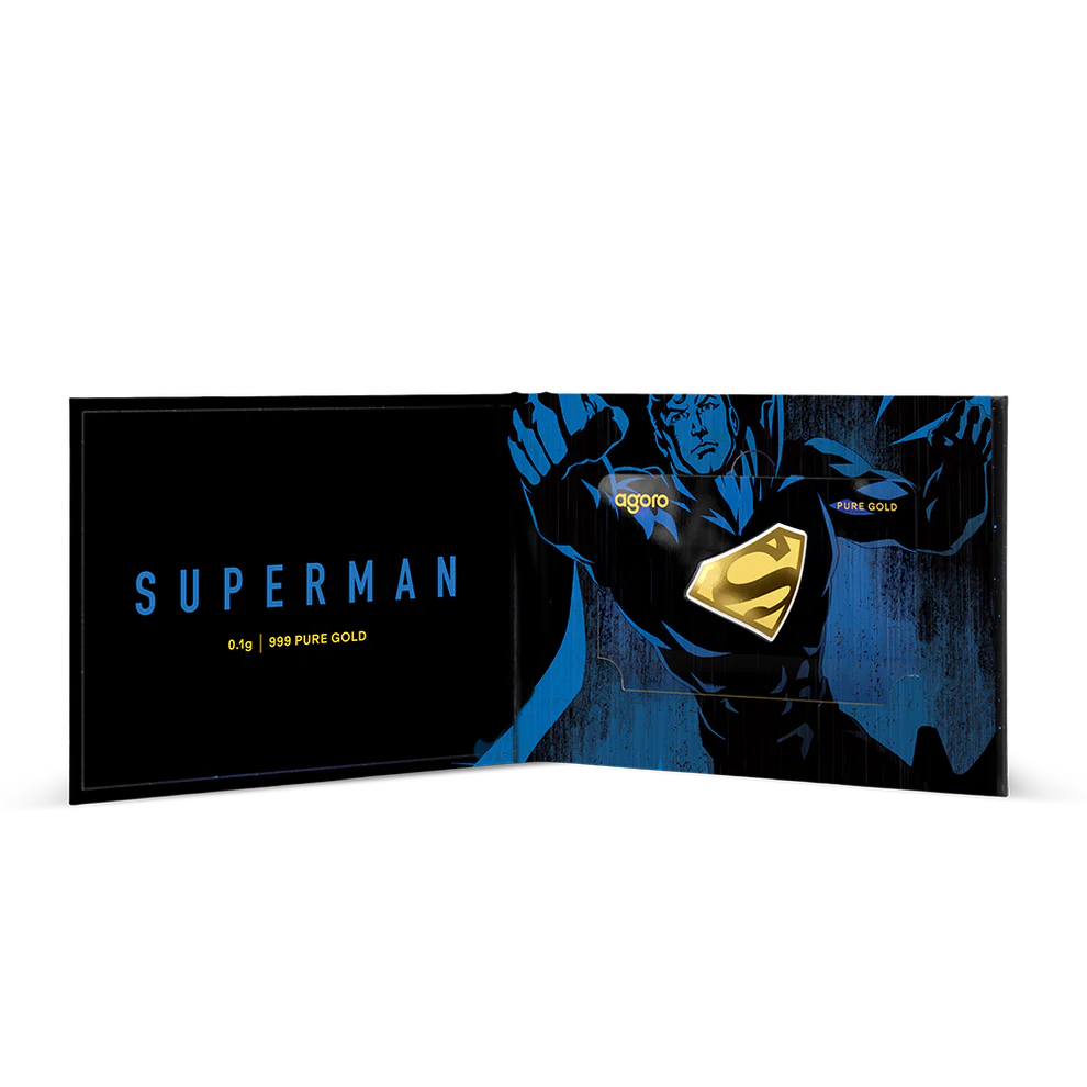 Superman's Emblem 0.1g Gold Coin