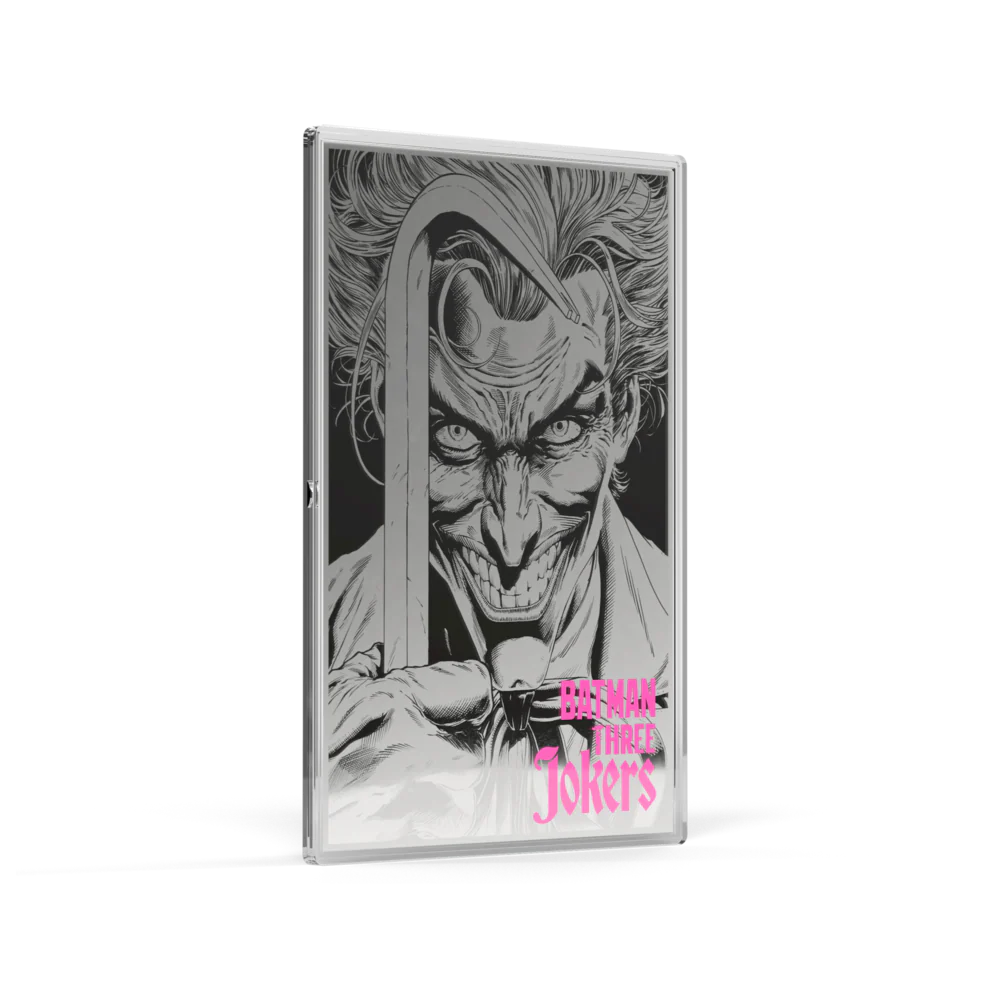 DC - Batman Three Jokers - The Clown 1oz Silver Foil
