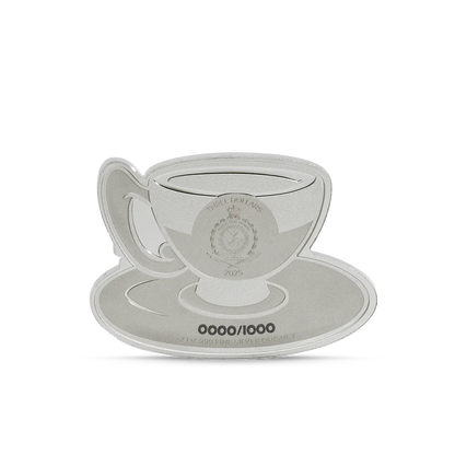 Disney Alice in Wonderland - Mad Hatter's Tea Party 2oz Silver Coin