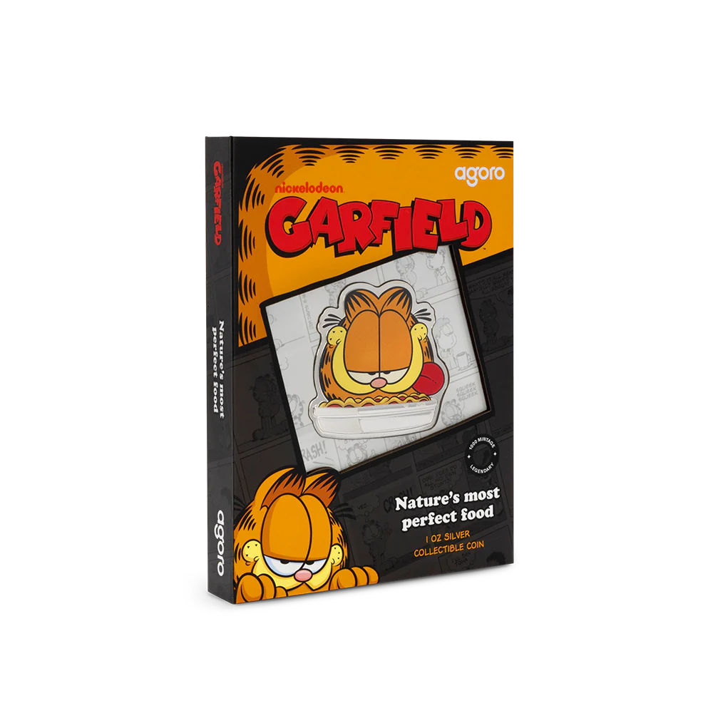 Nickelodeon - Garfield - Nature's most perfect food 1oz Silver Coin