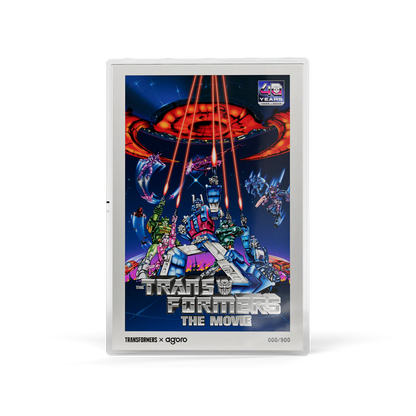 The Transformers: The Movie (1986) 1oz Silver Foil
