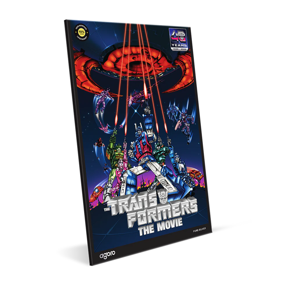 The Transformers: The Movie (1986) 1oz Silver Foil