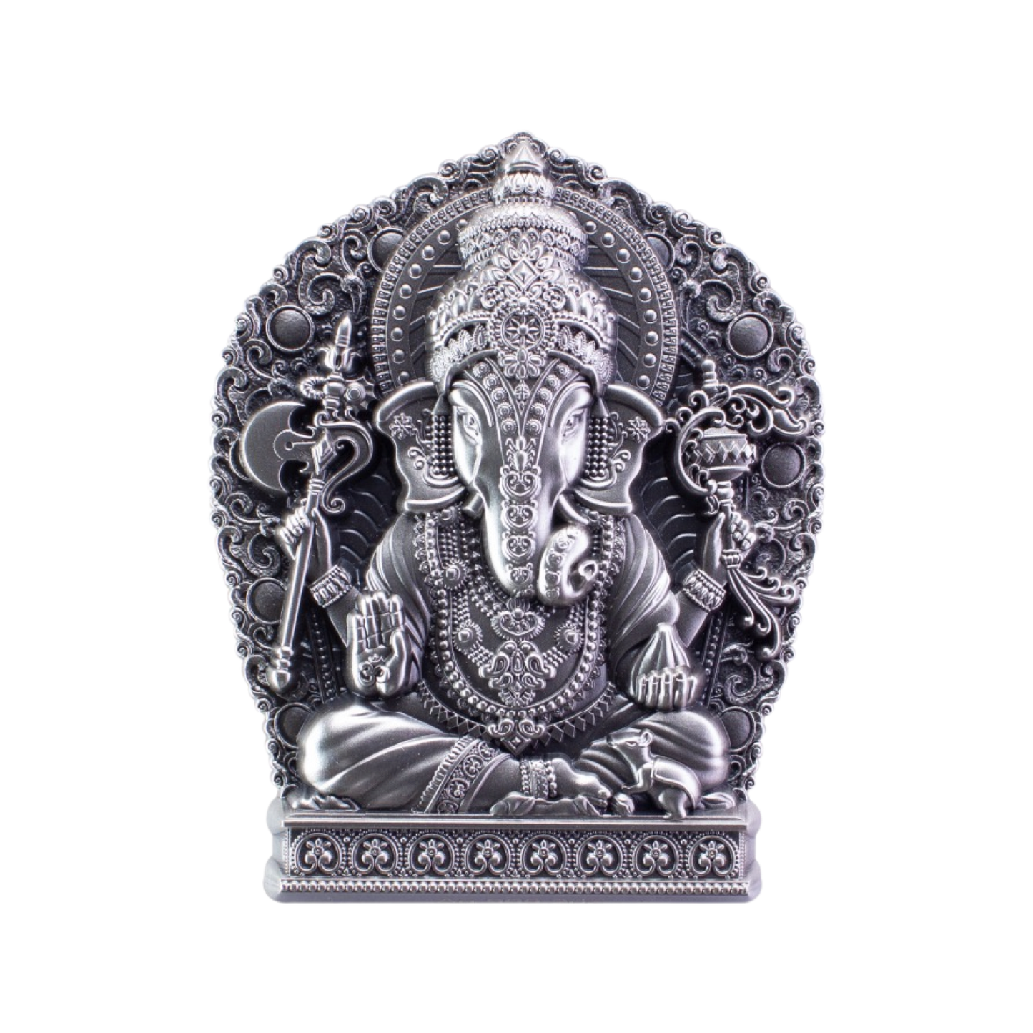 Lord Ganesh Icon: A Precious Silver Tribute to the Divine