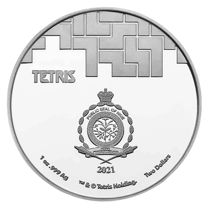 2021 Tetris™ St. Basil's Cathedral Silver 1oz Coin