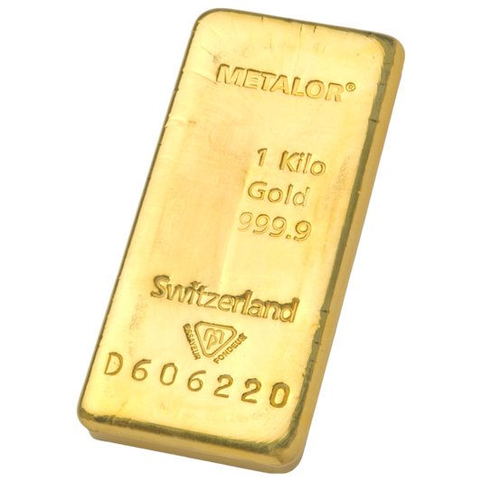 Metalor 1kg Gold Bar