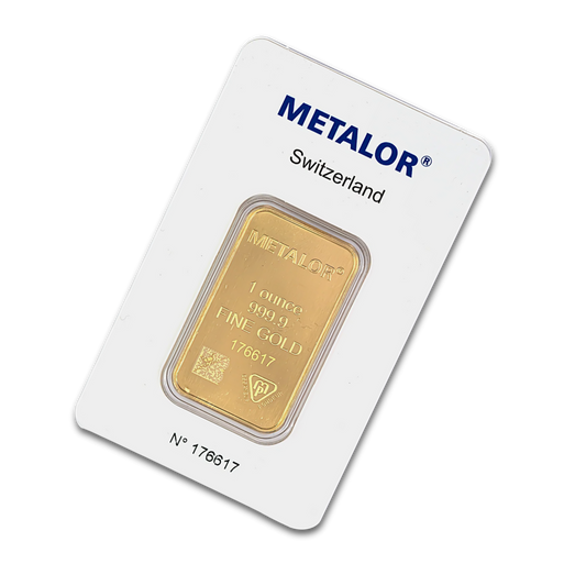 Metalor 1oz Gold Bar
