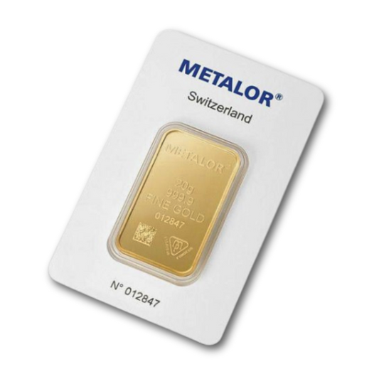 Metalor 20g Gold Bar