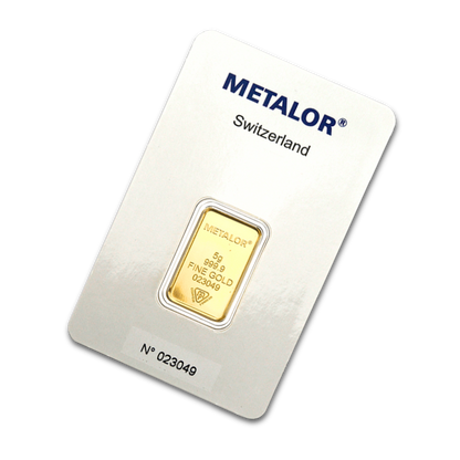 Metalor 5g Gold Bar