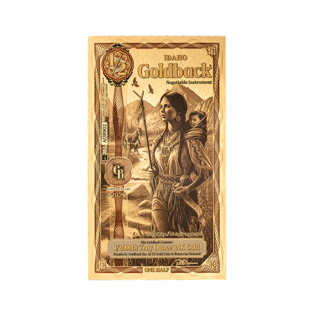 1/2 Goldback - Idaho