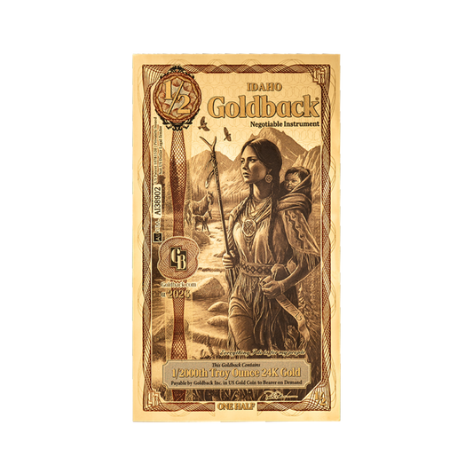 1/2 Goldback - Idaho