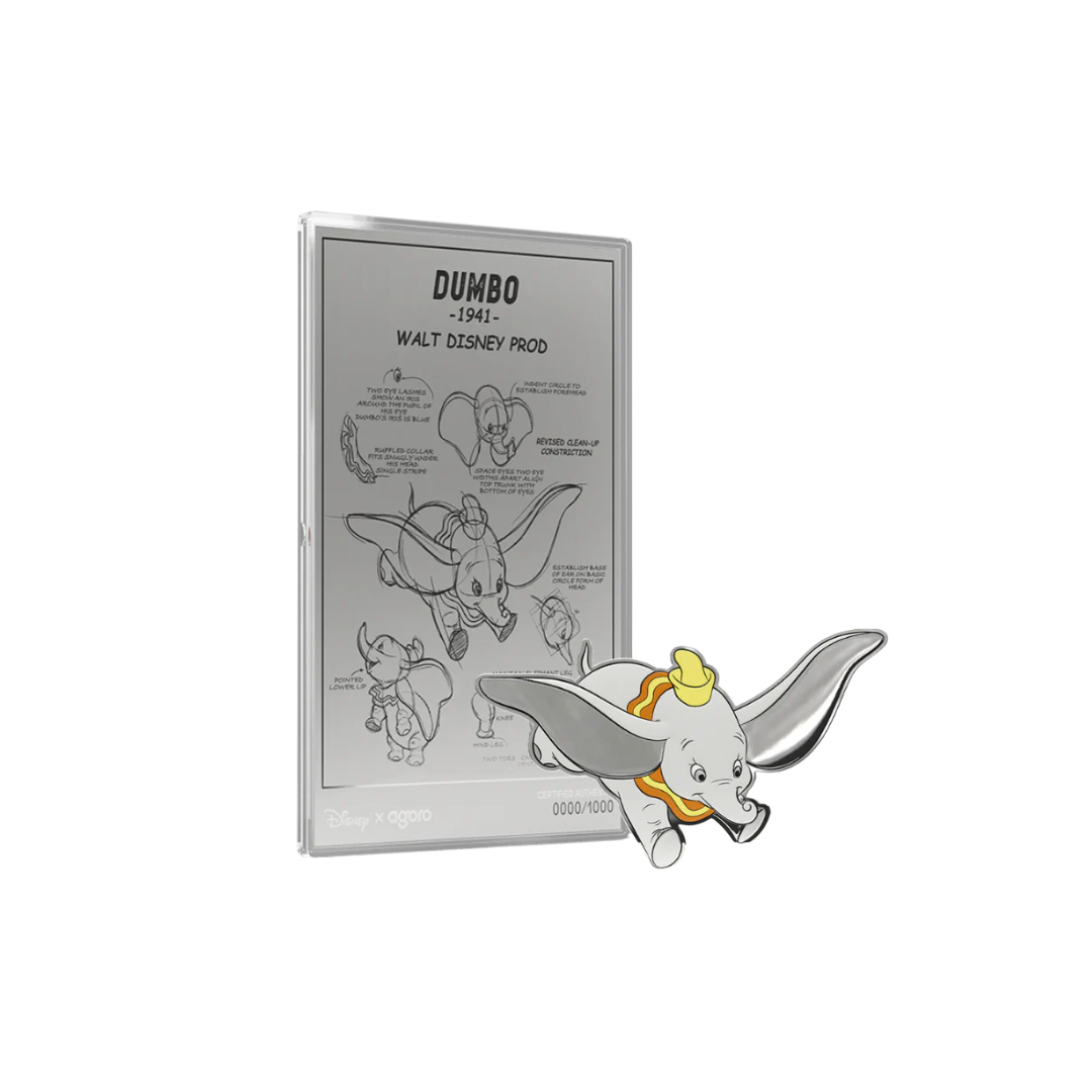 Dumbo: 3/4 oz Silver Coin + 5 g Silver Foil Set