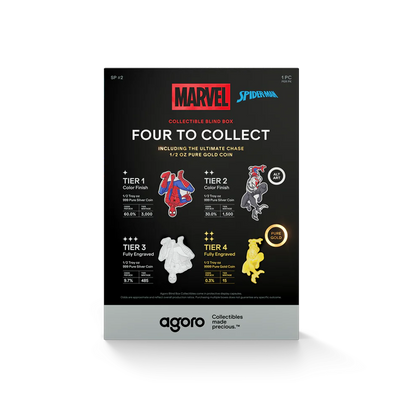 Spider-Man: Transforms Blind Box 1/2oz Silver Coin