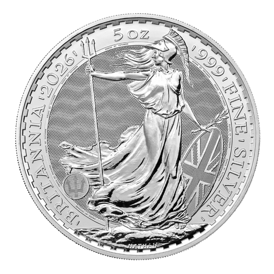 2026 Britannia 5oz Silver Bullion Coin