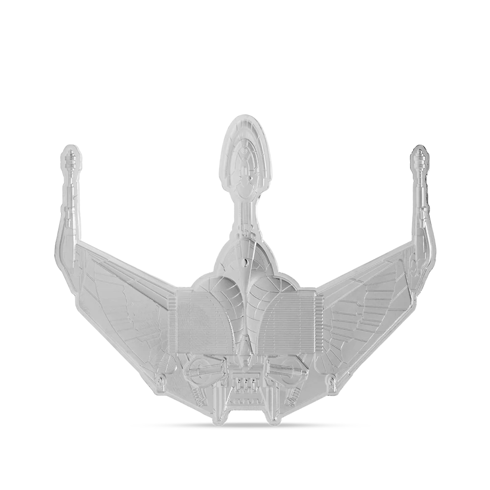 Star Trek Ships Series - 3. Klingon Bird of Prey 3oz Silver Coin