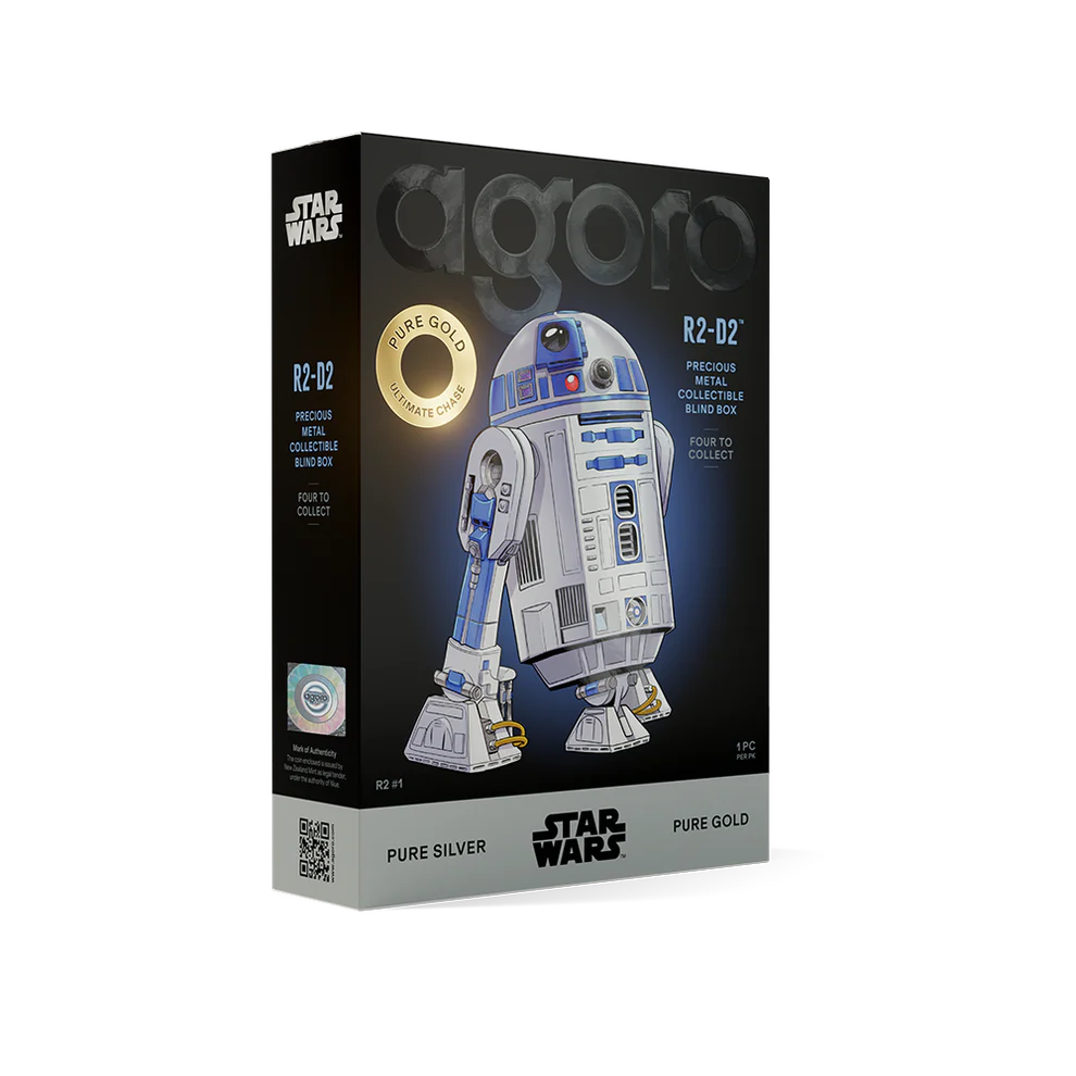 Star Wars R2-D2 Blind Box 5gm Silver Foild w/Gold chase