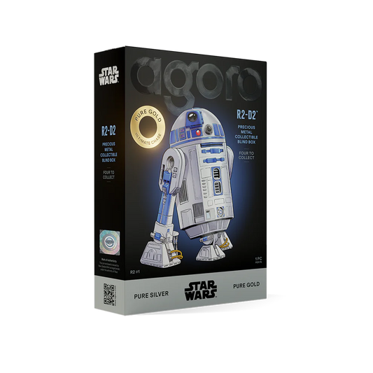 Star Wars R2-D2 Blind Box 5gm Silver Foild w/Gold chase