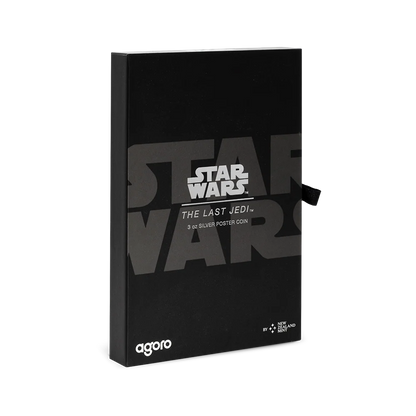 Star Wars 3oz Silver Poster Coin -8. The Last Jedi
