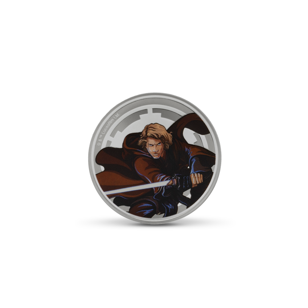 Star Wars™ Obi-Wan Kenobi™ VS Anakin Skywalker™ 1oz Silver Medallion