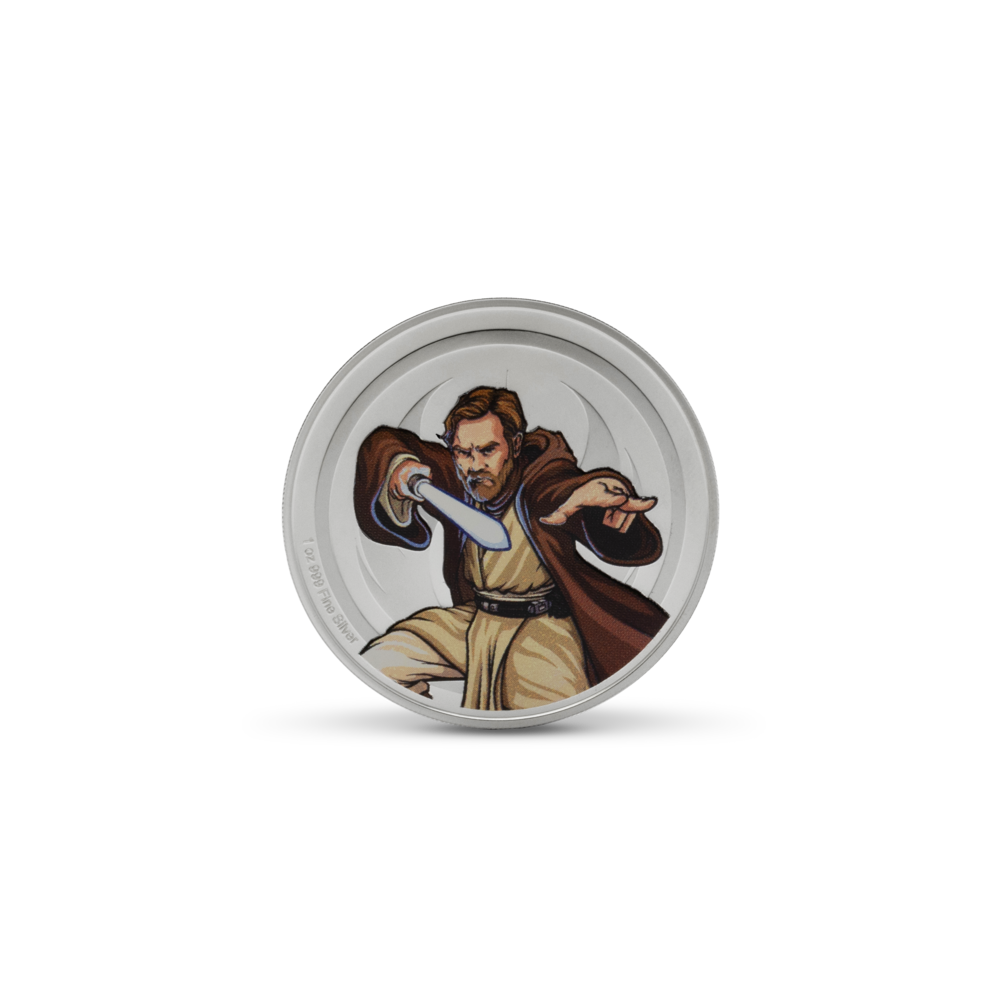 Star Wars™ Obi-Wan Kenobi™ VS Anakin Skywalker™ 1oz Silver Medallion