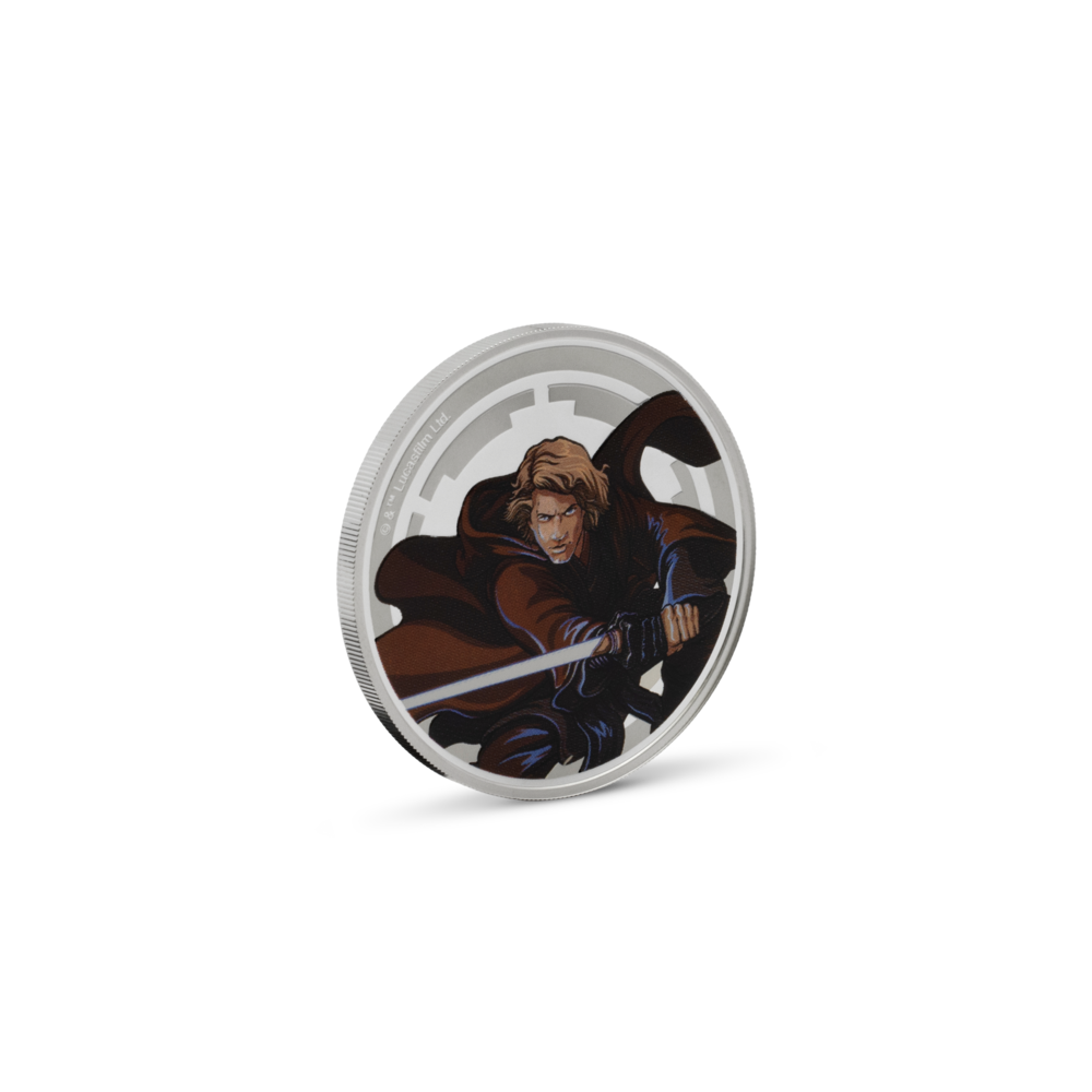 Star Wars™ Obi-Wan Kenobi™ VS Anakin Skywalker™ 1oz Silver Medallion