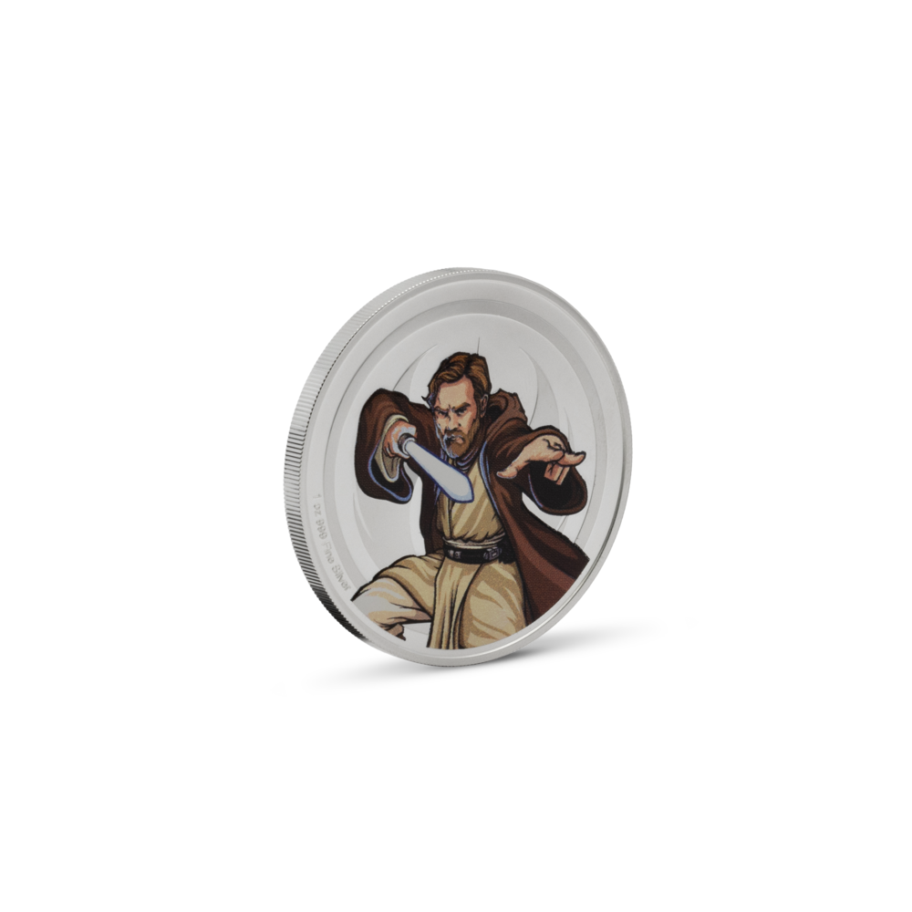 Star Wars™ Obi-Wan Kenobi™ VS Anakin Skywalker™ 1oz Silver Medallion