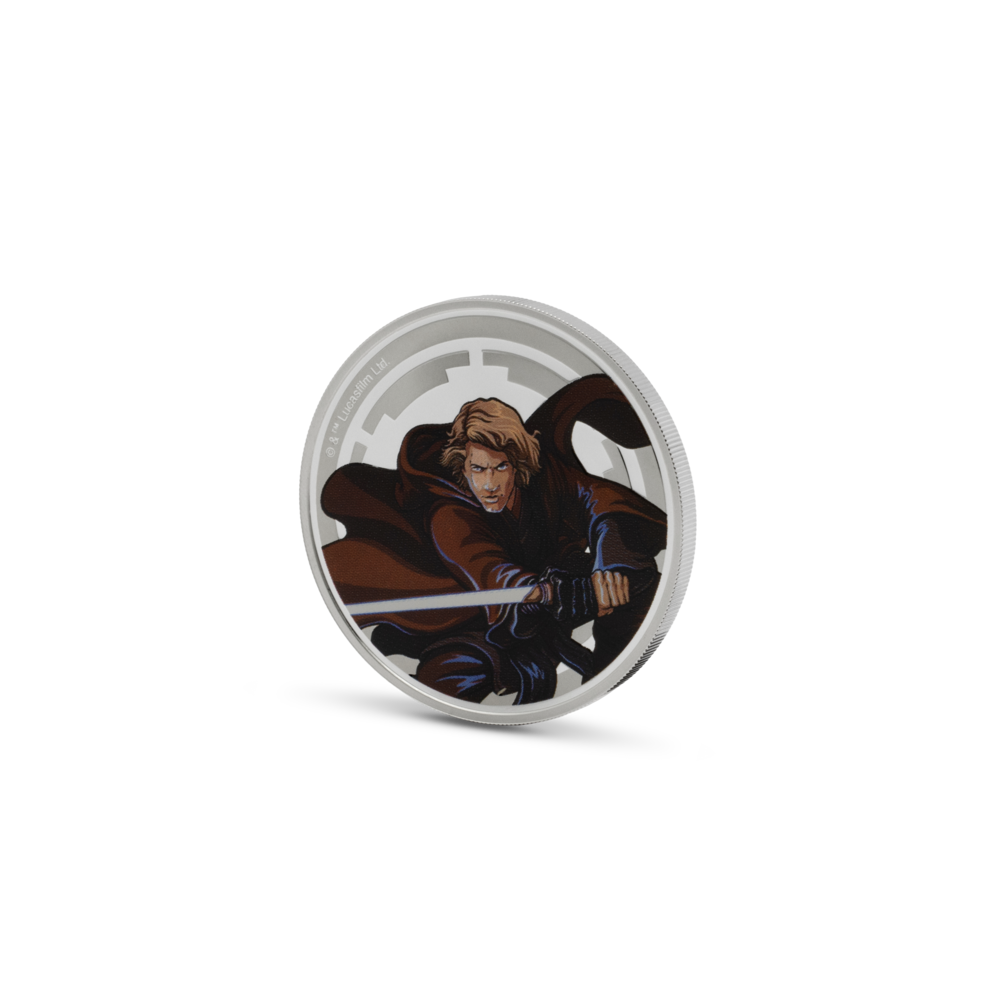Star Wars™ Obi-Wan Kenobi™ VS Anakin Skywalker™ 1oz Silver Medallion